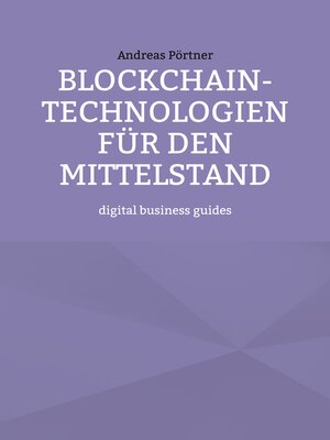cover image of Blockchain-Technologien für den Mittelstand